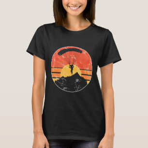 Camiseta Paracaidista Vintage Parapente Skydiving Premium