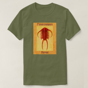 Camiseta Paraceraurus fósil trilobites