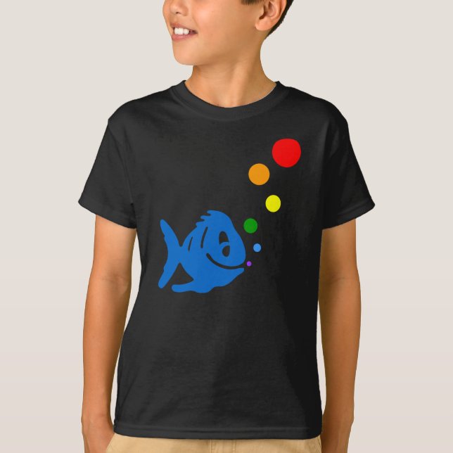 Camiseta parachoques de arco iris (Anverso)