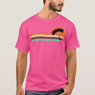 Camiseta Parachute Silhouette Skydiver Logo Skydiving