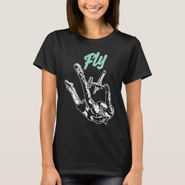 Camiseta Parachute Skipping Paraglider (Anverso)