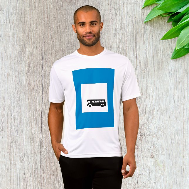 Camiseta Parada de autobuses de transporte público Rótulo T (Subido por el creador)