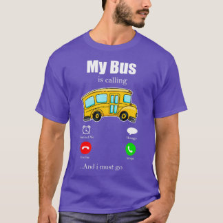 Camiseta Parada de bus Omnibus de ocupación de conductores