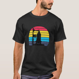 Camiseta Parada de control de lanzamiento del botón del tra
