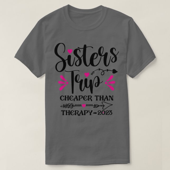 Camiseta Parada de Hermanas 2023 Pareja de Vacaciones Herma (Diseño del anverso)