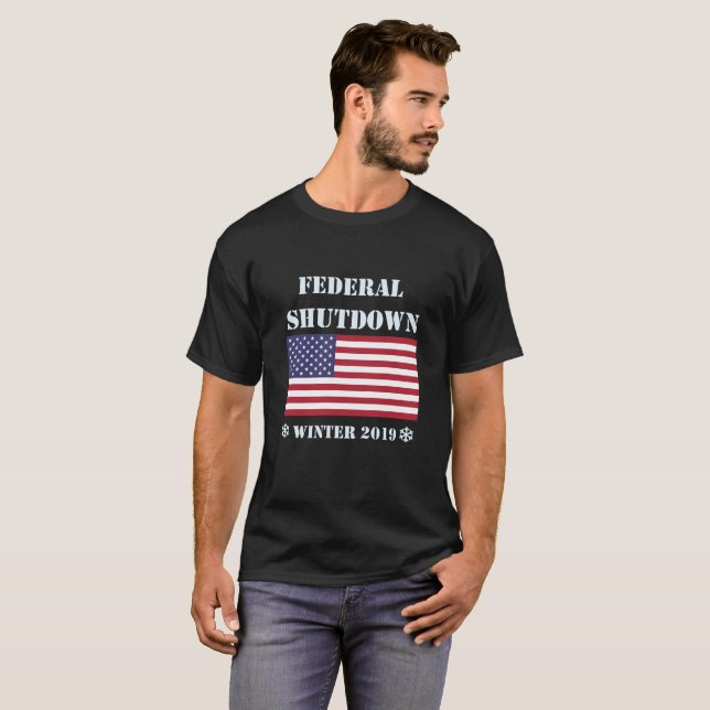 Camiseta Parada /Furlough del gobierno federal de los (Anverso completo)