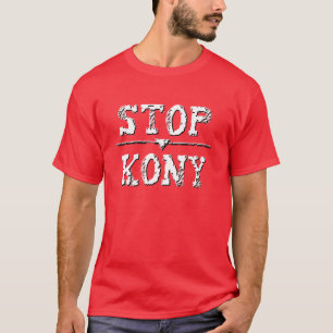 Camiseta PARADA KONY del decaimiento del Grunge