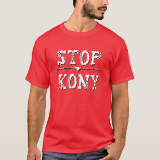 Camiseta PARADA KONY del decaimiento del Grunge
