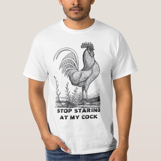 Camiseta Parada personalizada que mira fijamente ..... (Anverso)