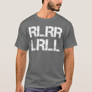Camiseta Paradiddle RLRR LRLL Baterista Percusionista Tocan