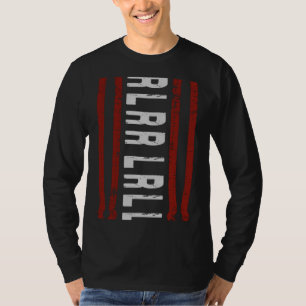 Camiseta Paradiddle RLRR LRLL Drum Sticks Hombres Mujeres D