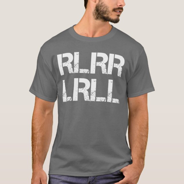 Camiseta Paradiddle RLRR LRLL Drummer Percussionist Drummin (Anverso)
