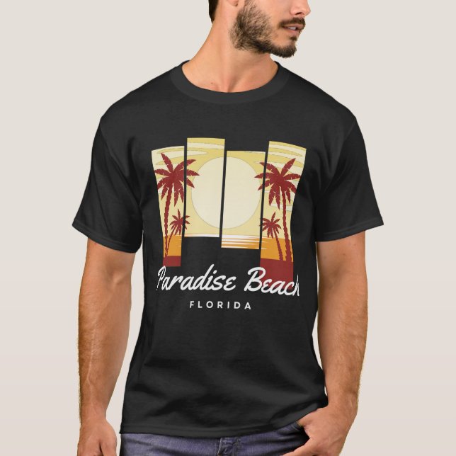 Camiseta Paradise Beach Florida (Anverso)