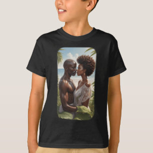 Camiseta Paradise Black Love Serie S Pegatina4