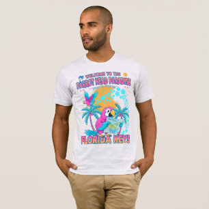 Camiseta Paradise de Cabeza de Loro Florida Keys Vibracione