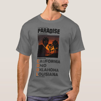 CAMISETA PARADISE DE ESTADOS UNIDOS