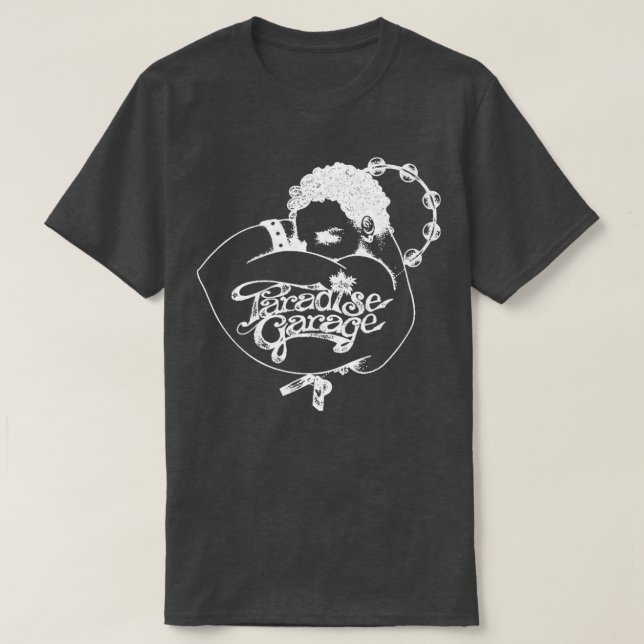 Camiseta Paradise Garage Retro Setentis Ochties (Diseño del anverso)