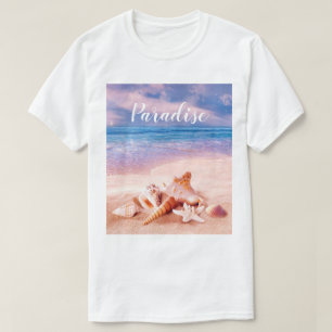 Camiseta Paradise Sea Beach Shells