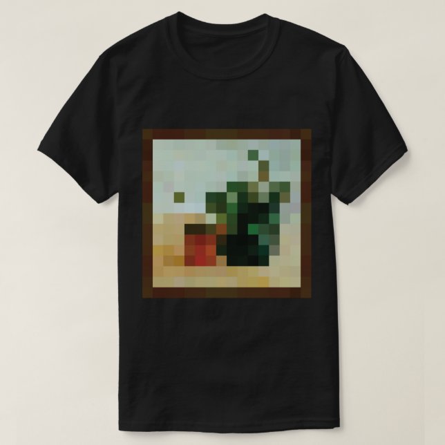 Camiseta Paradisträd de pintura de minecraft (Diseño del anverso)