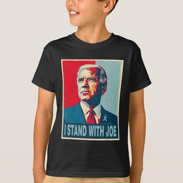 Camiseta Parado Con La Declaración De Campaña De Joe Suppor (Anverso)