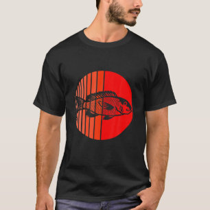 Camiseta Parador rojo de peces de pesca