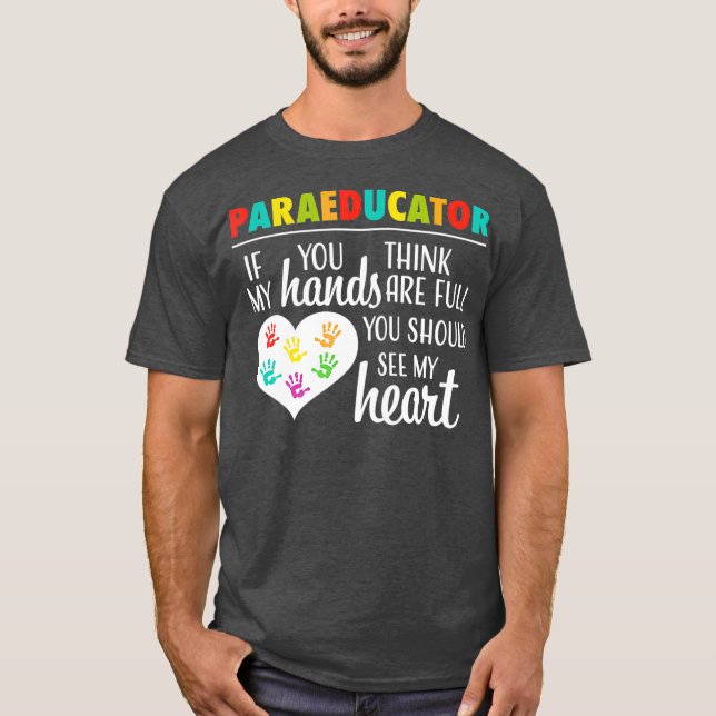Camiseta Paraeducador asistente de profesores de apreciació (Anverso)