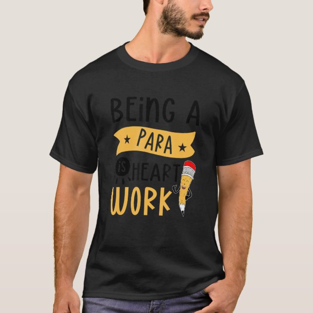 Camiseta Paraeducador Paraprofesional Paraeducador Paraprof (Anverso)