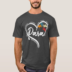 Camiseta Paraeducador Paraprofesional Paraprofesional