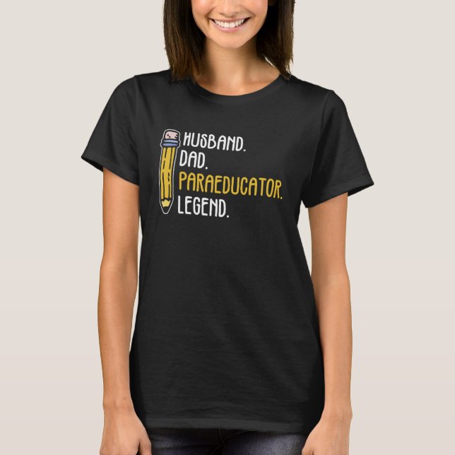 Camiseta Paraeducator And Paraprofessional Assistant (Anverso)