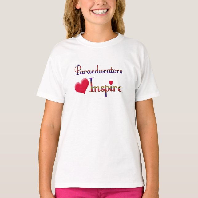 Camiseta Paraeducators inspira (Anverso)