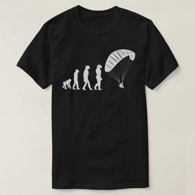 Camiseta Paraglider Paramotors Evolution Gift (Diseño del anverso)