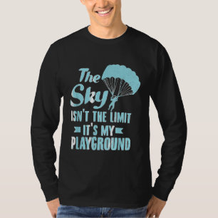 Camiseta Paraglider Sky Playground Funny Parapente Paramo