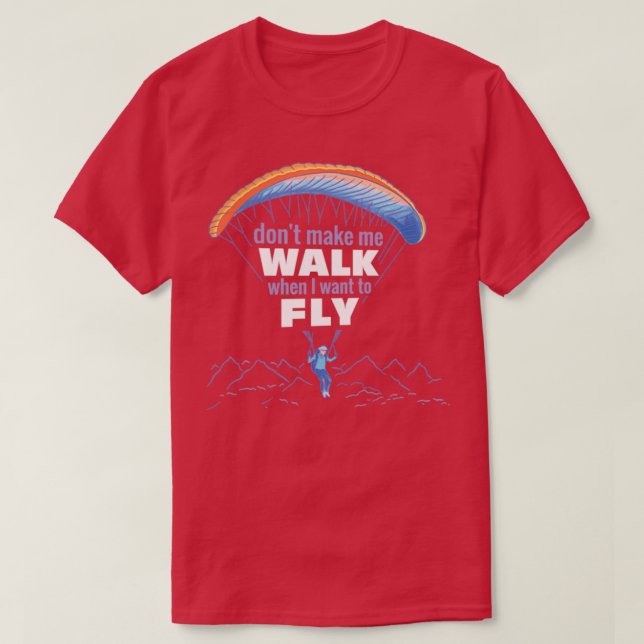 CAMISETA PARAGLIDERANDO EL VUELO DEPORTIVO (Diseño del anverso)