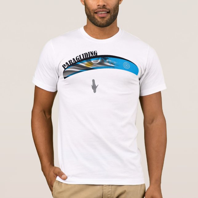 Camiseta PARAGLIDING ARGENTINA pontocentral (Anverso)