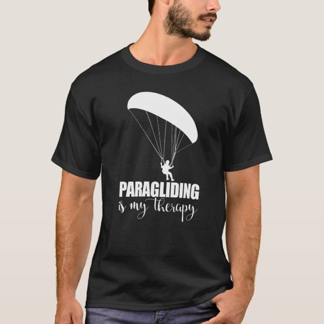 Camiseta Paragliding Is My Therapy  Women Paraglider Advent (Anverso)