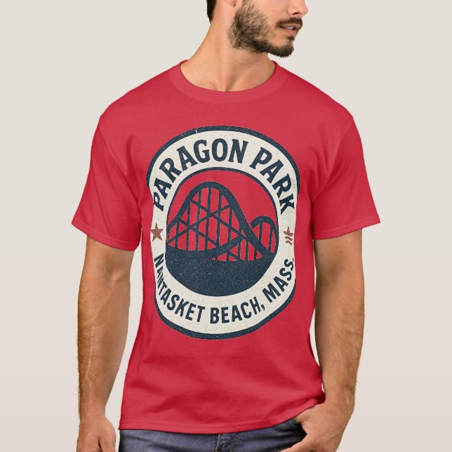 Camiseta Paragon Park Nantasket Beach, Hull, MAMÁES (Anverso)