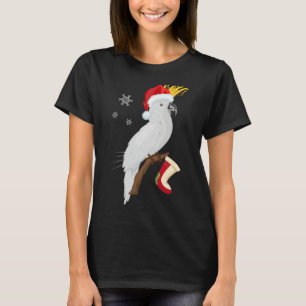 Camiseta Paraguas Cockatoo Santa Hat Funny Navidades