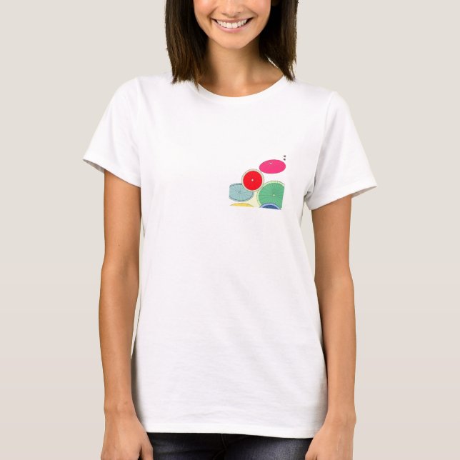 Camiseta Paraguas coloridos de época japonesa (Anverso)