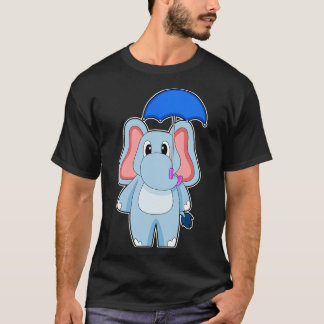 Camiseta Paraguas de la lluvia de elefantes