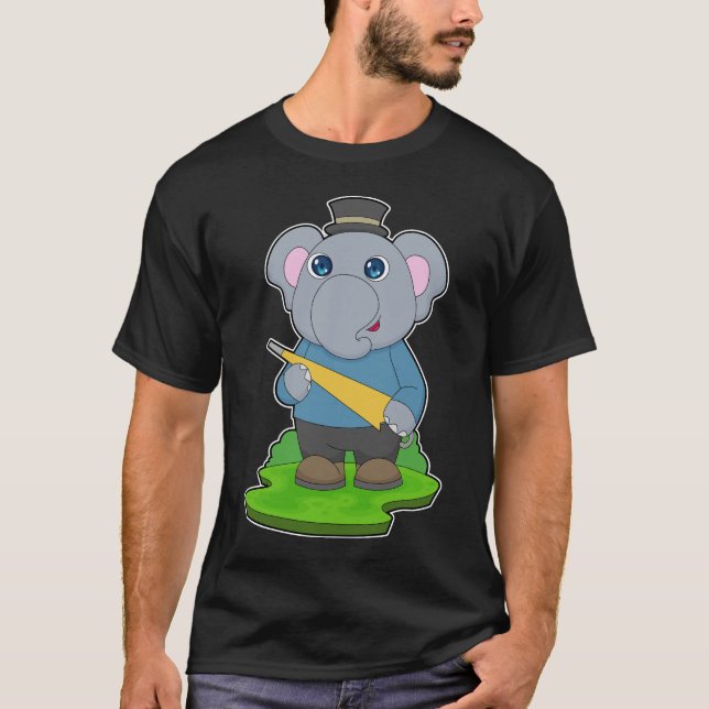 Camiseta Paraguas de la lluvia de elefantes (Anverso)