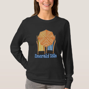 Camiseta Paraguas de la silla de playa a rayas Nautical Eme