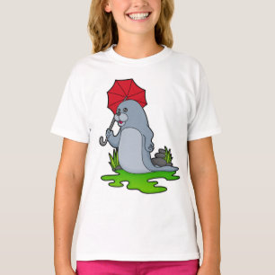Camiseta Paraguas de lluvia de focas