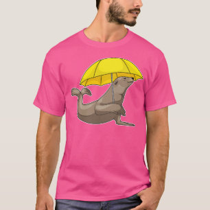 Camiseta Paraguas de lluvia de focas