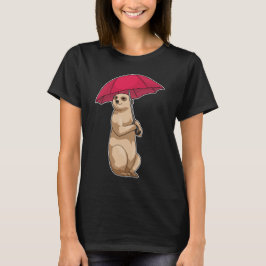 Camiseta Paraguas de Meerkat Rain
