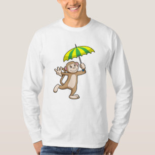 Camiseta Paraguas de Monkey Rain