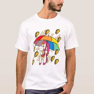 Camiseta Paraguas de Tacos Unicorn