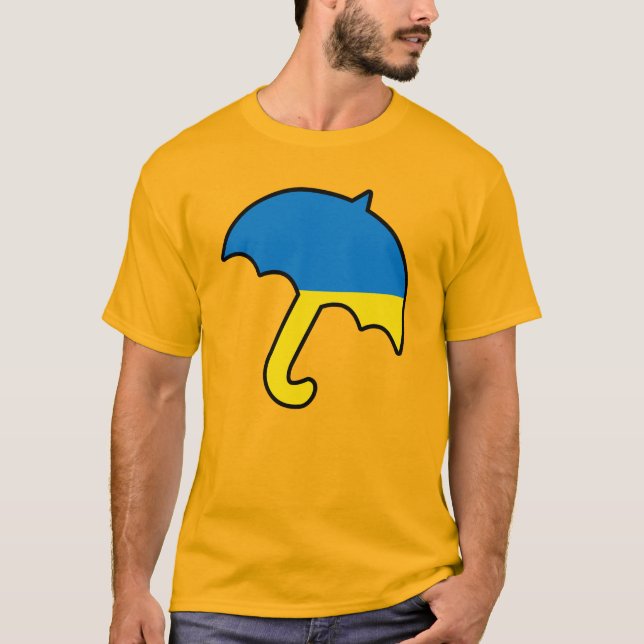 Camiseta Paraguas de Ucrania (Anverso)