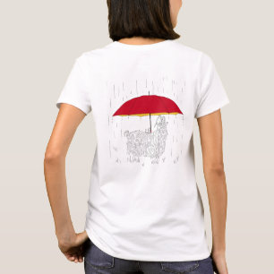 Camiseta Paraguas del ratón para la cabra
