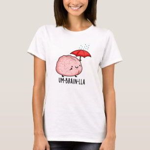 Camiseta Paraguas divertidos chistes del cerebro