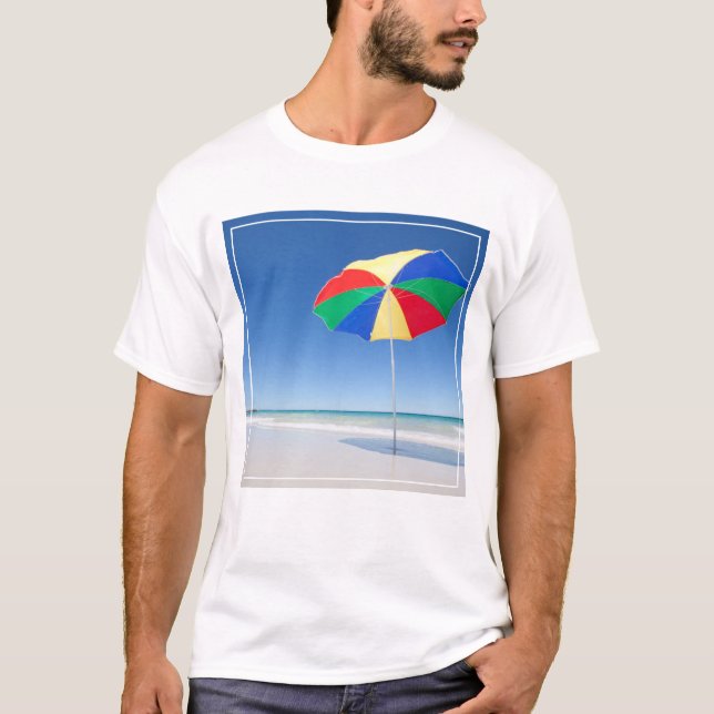 Camiseta Paraguas en la playa el | Australia (Anverso)